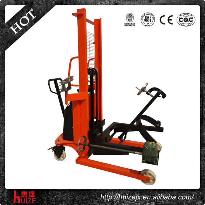 半電動(dòng)稱重油桶車（夾鐵桶，手搖翻轉(zhuǎn)）